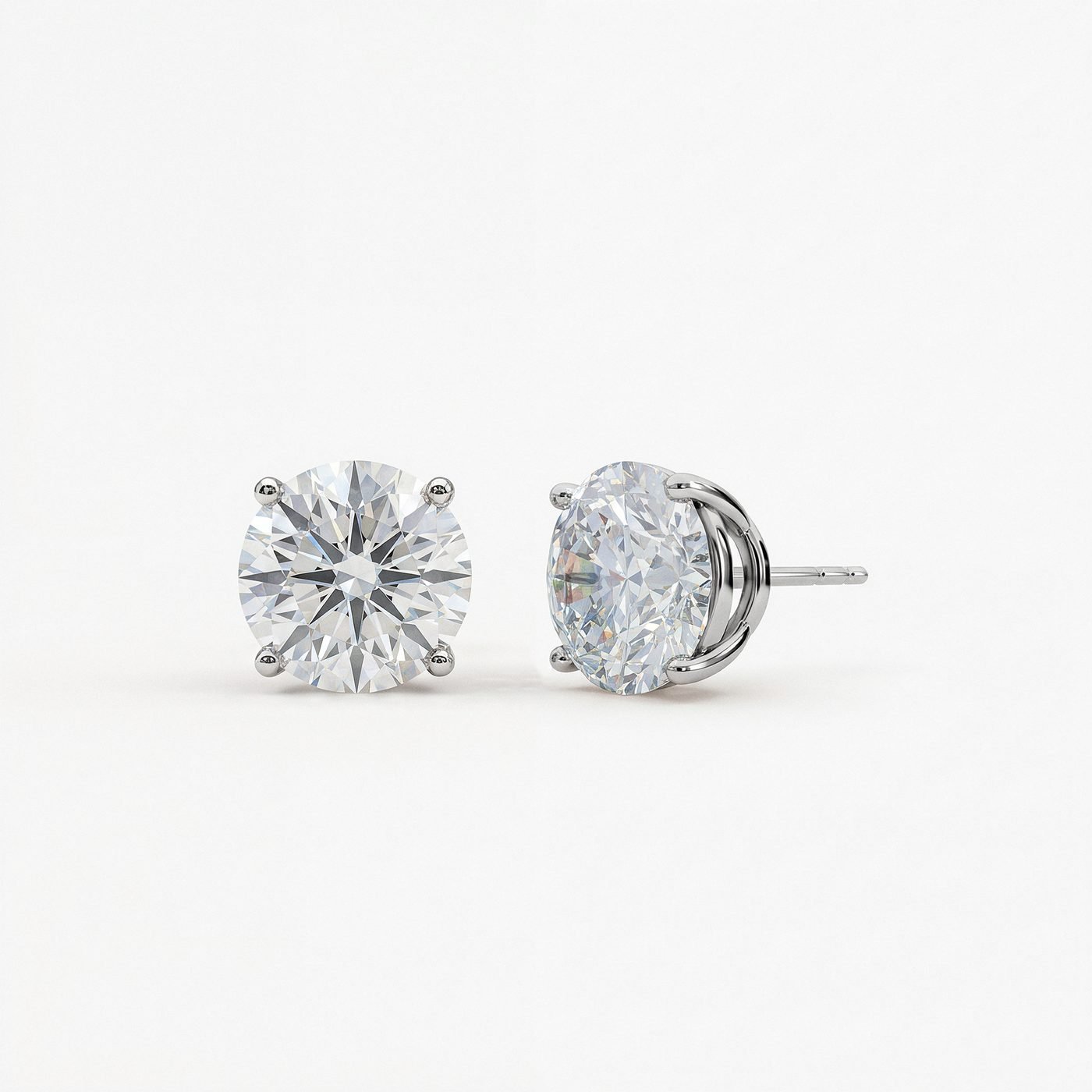 Round Diamond Studs